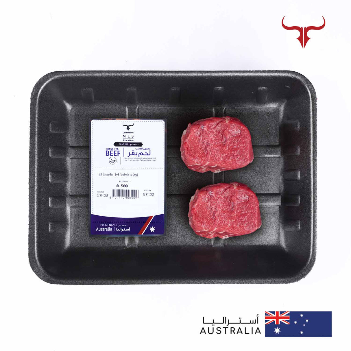 AUS Grass-Fed Beef Tenderloin Fillet Mignon Steak