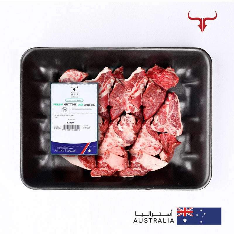 Classic Grass-Fed Mutton Bone-In Cubes