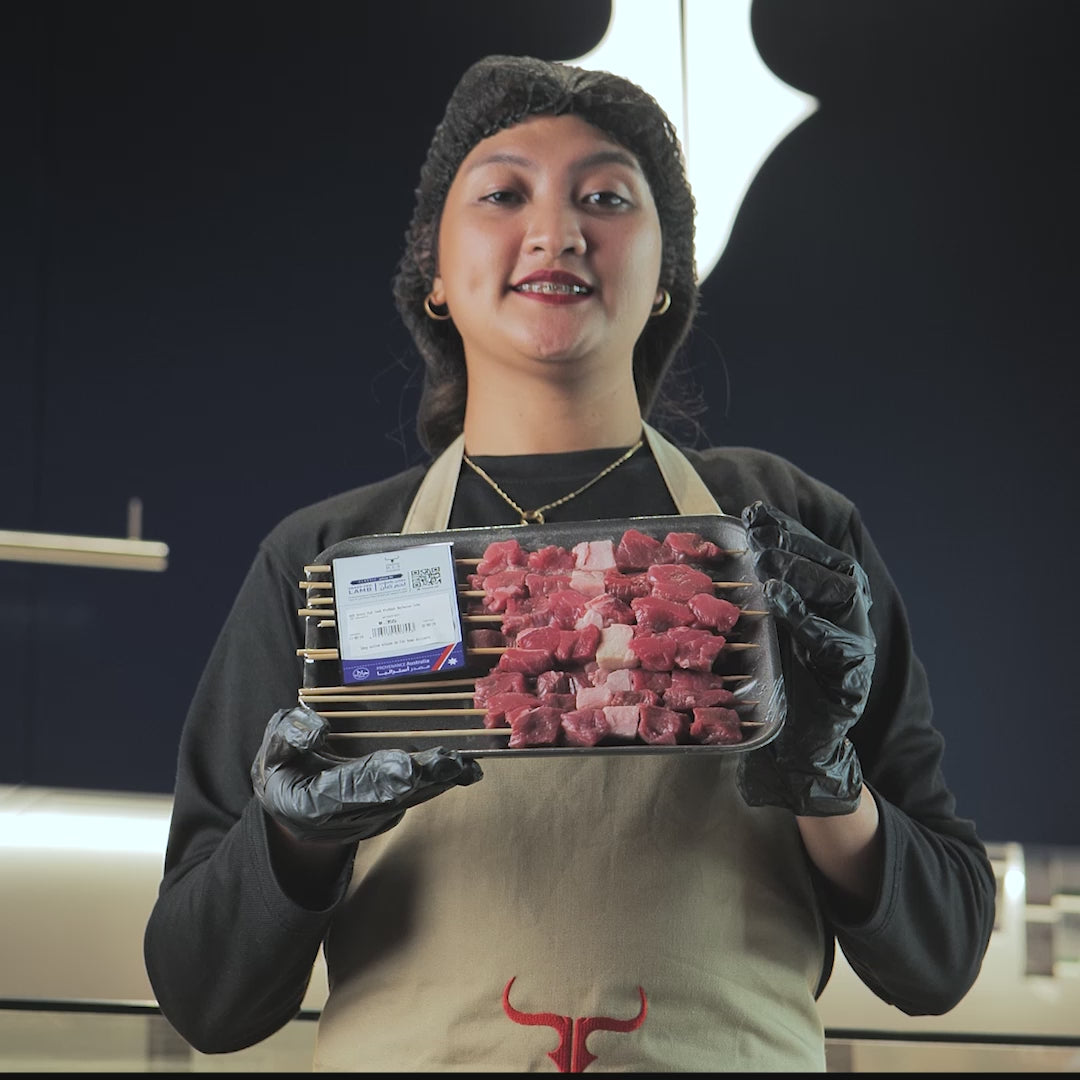 AUS Grass-Fed Lamb Mishkak Barbecue Cubes Skewers