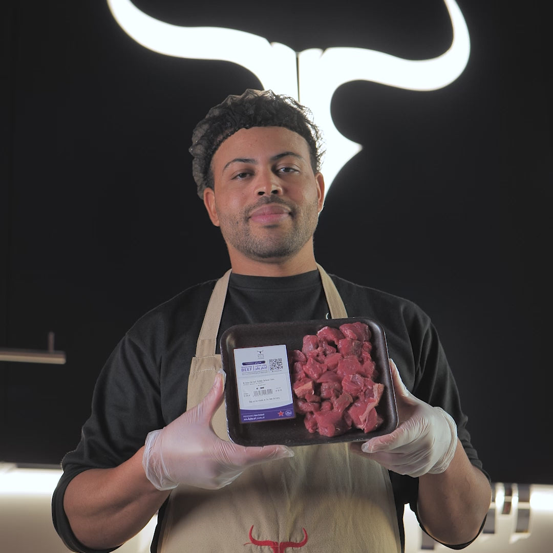 NZ Grass-Fed Beef Mishkak Barbecue Cubes Skewers