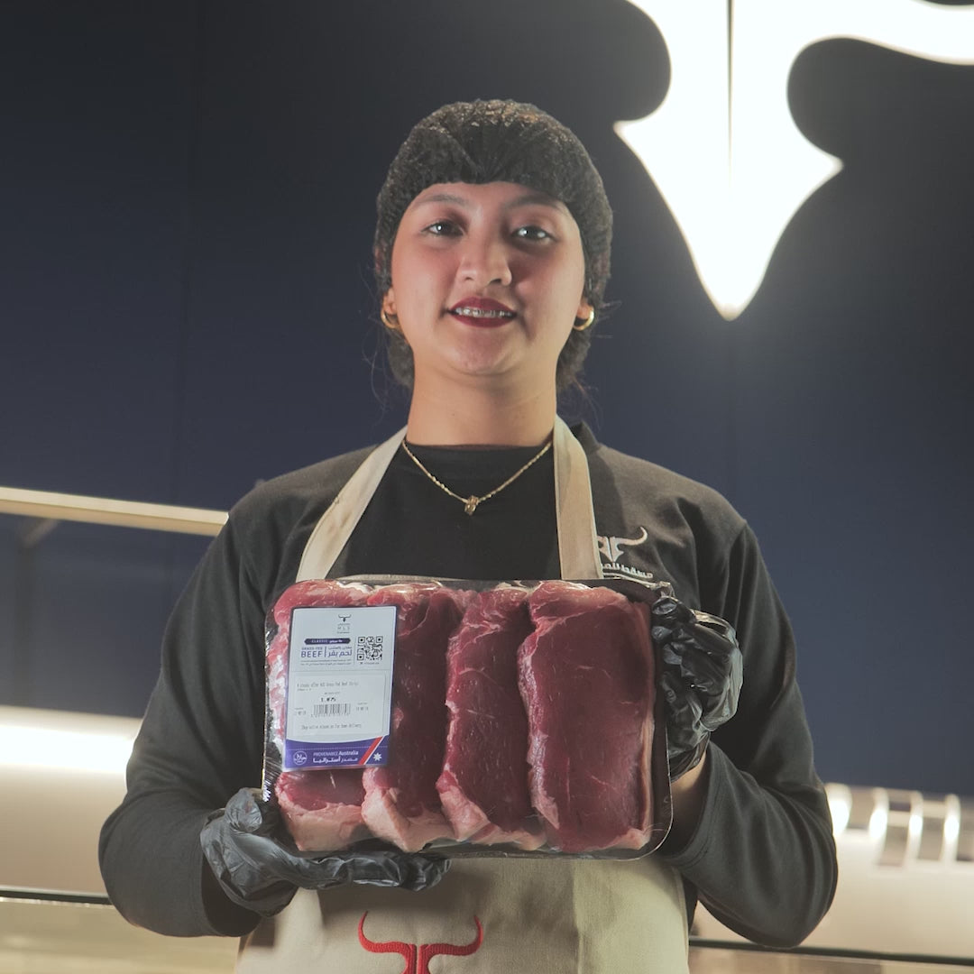 4 steaks offer AUS Grass-Fed Beef Striploin