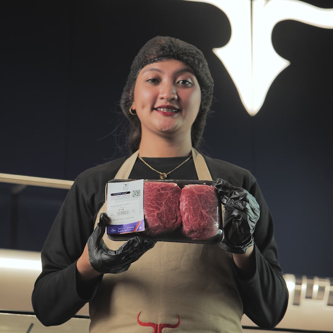 AUS Wagyu Beef Tenderloin Fillet Mignon Steak MB 6/7