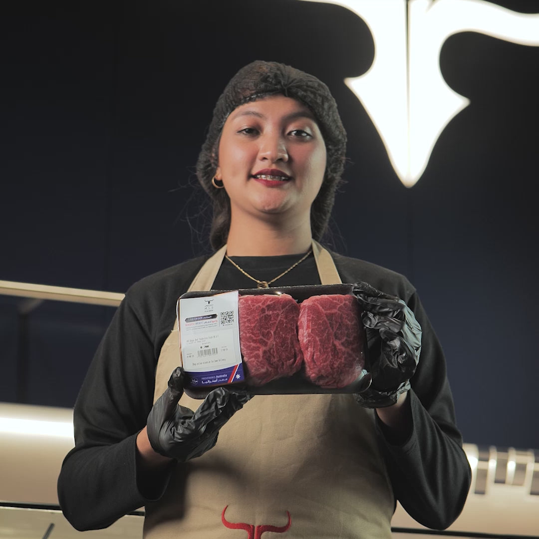 AUS Wagyu Beef Tenderloin Fillet Mignon Steak MB 6/7