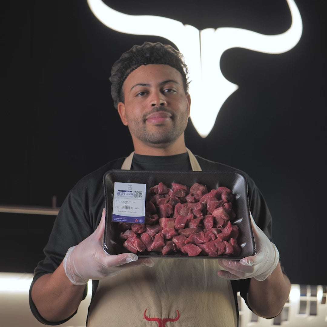 NZ Grass-Fed Beef Mishkak Barbecue Cubes Skewers